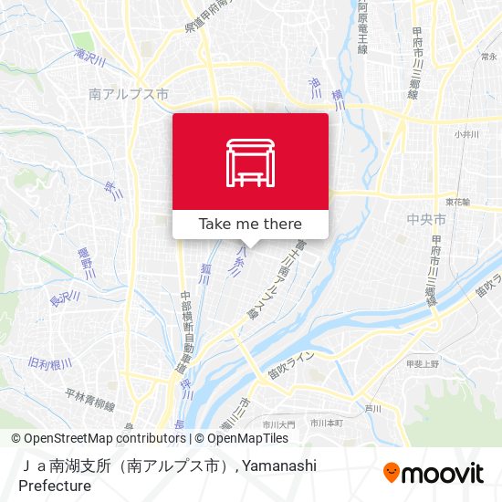 Ｊａ南湖支所（南アルプス市） map