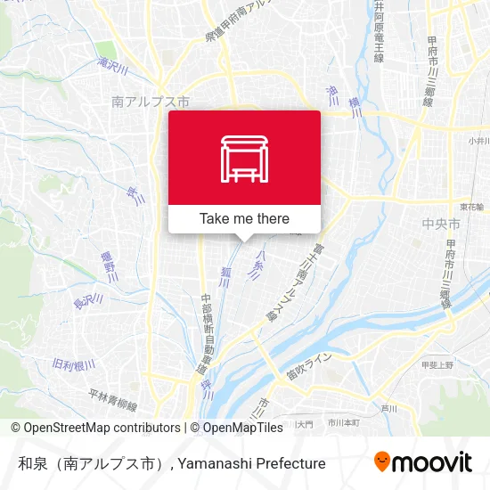 和泉（南アルプス市） map