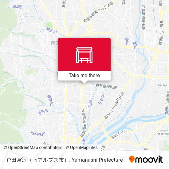 戸田宮沢（南アルプス市） map