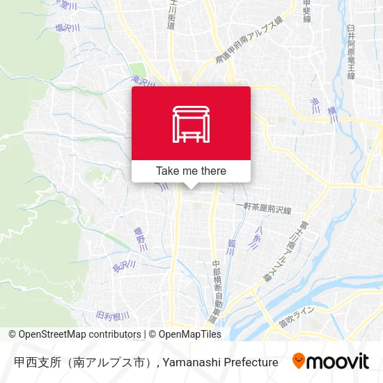 甲西支所（南アルプス市） map