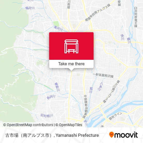 古市場（南アルプス市） map