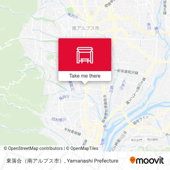 東落合（南アルプス市） map
