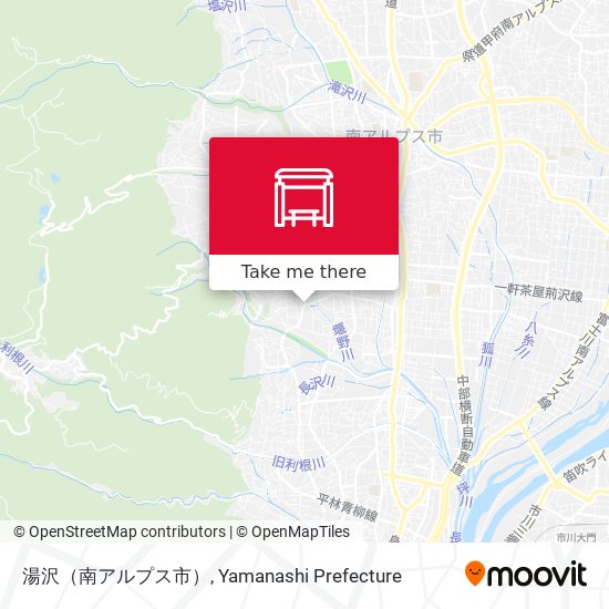 湯沢（南アルプス市） map