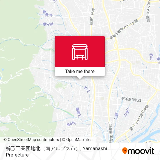 櫛形工業団地北（南アルプス市） map
