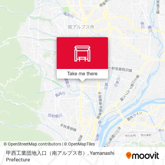 甲西工業団地入口（南アルプス市） map