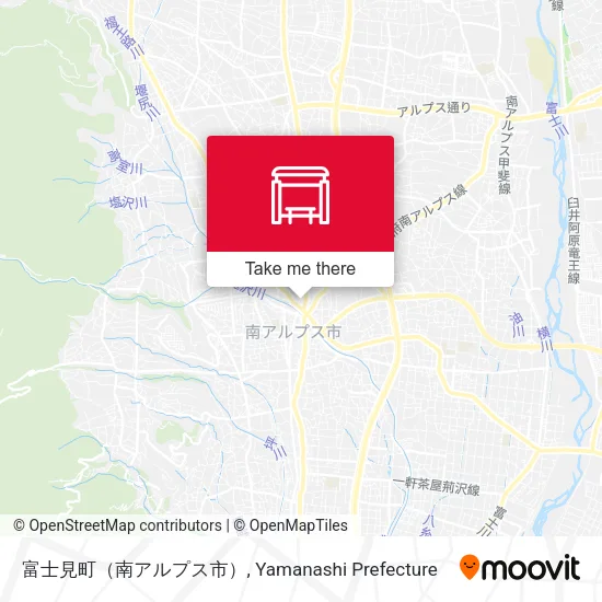 富士見町（南アルプス市） map