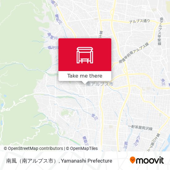 南風（南アルプス市） map