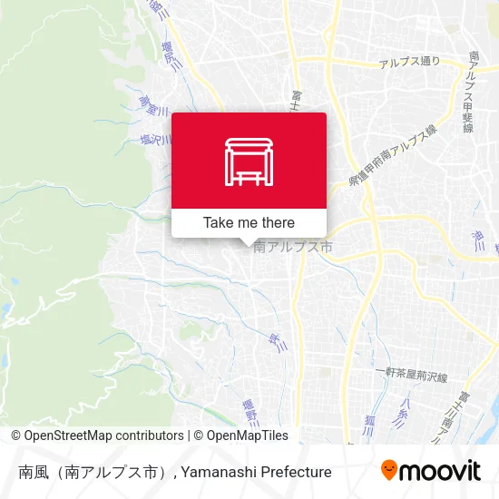 南風（南アルプス市） map