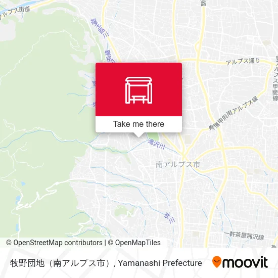 牧野団地（南アルプス市） map