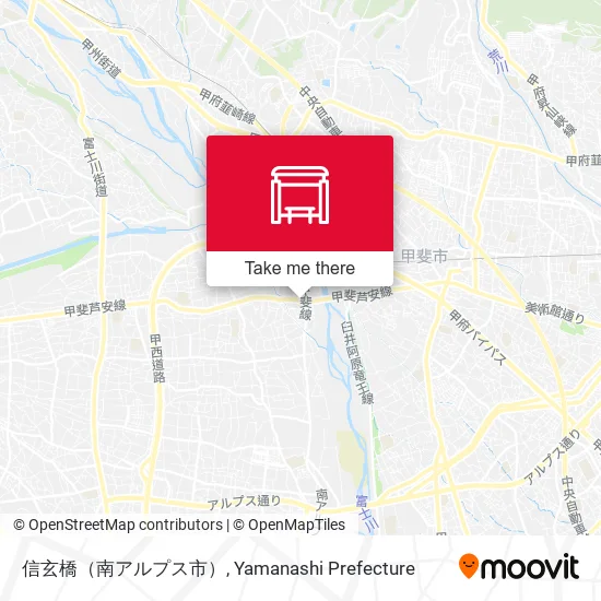 信玄橋（南アルプス市） map