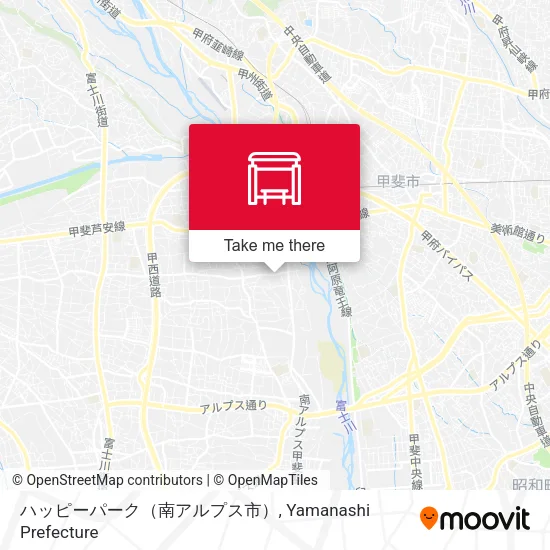 ハッピーパーク（南アルプス市） map