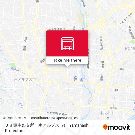 Ｊａ鏡中条支所（南アルプス市） map