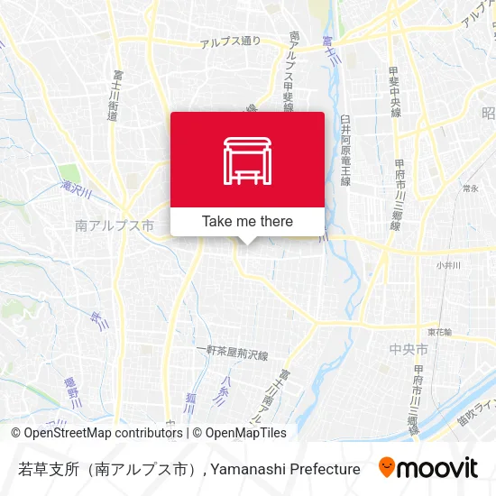 若草支所（南アルプス市） map