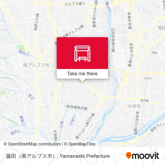 藤田（南アルプス市） map