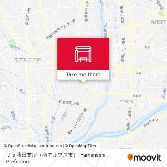 Ｊａ藤田支所（南アルプス市） map