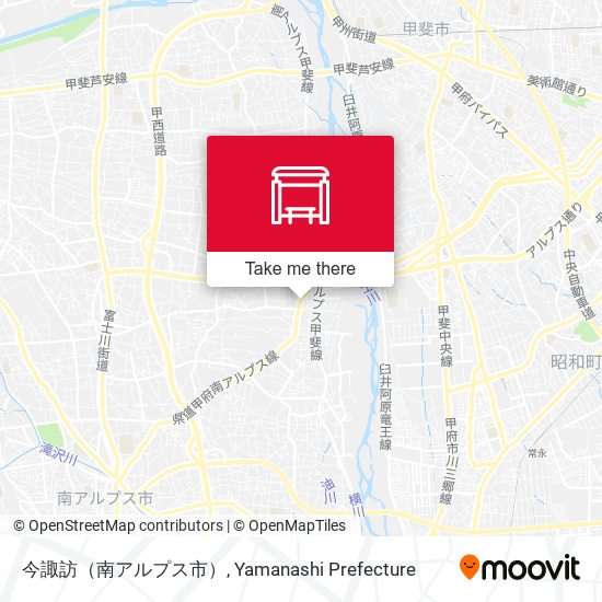 今諏訪（南アルプス市） map