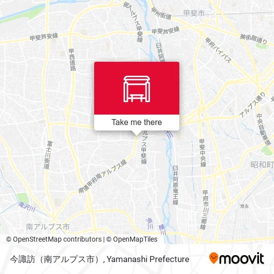 今諏訪（南アルプス市） map