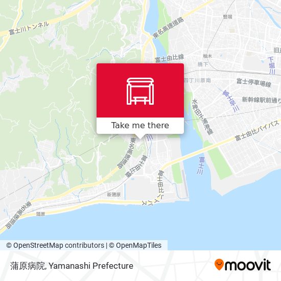 蒲原病院 map