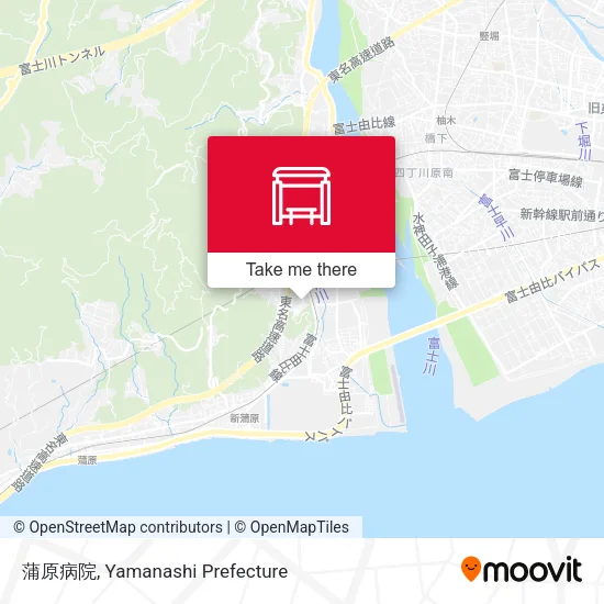 蒲原病院 map