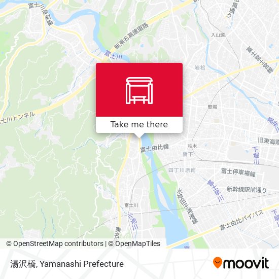 湯沢橋 map
