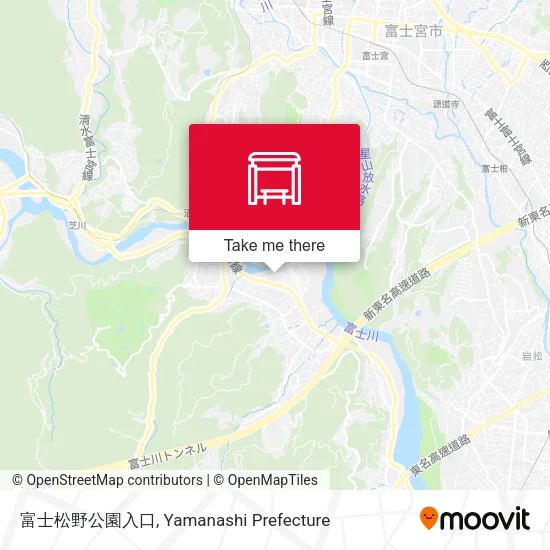 富士松野公園入口 map