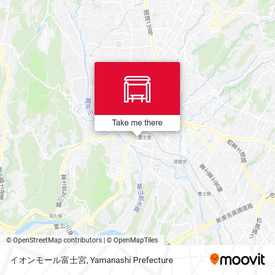 イオンモール富士宮 map