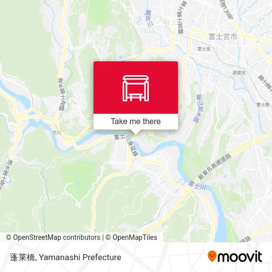 蓬莱橋 map
