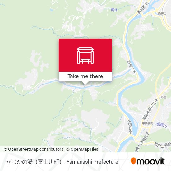 かじかの湯（富士川町） map