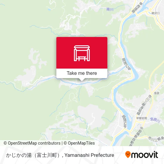 かじかの湯（富士川町） map