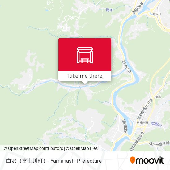 白沢（富士川町） map