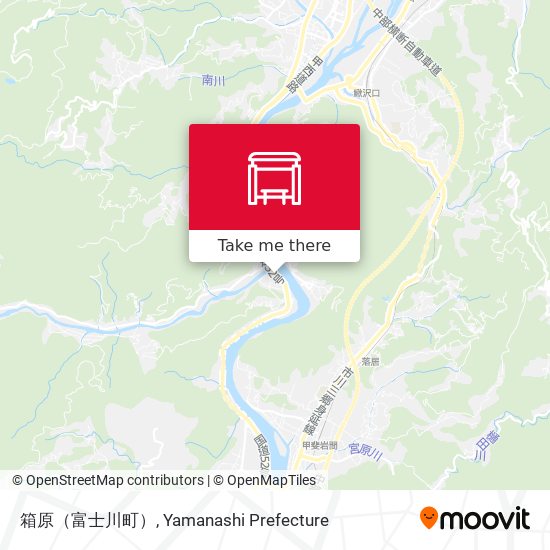 箱原（富士川町） map