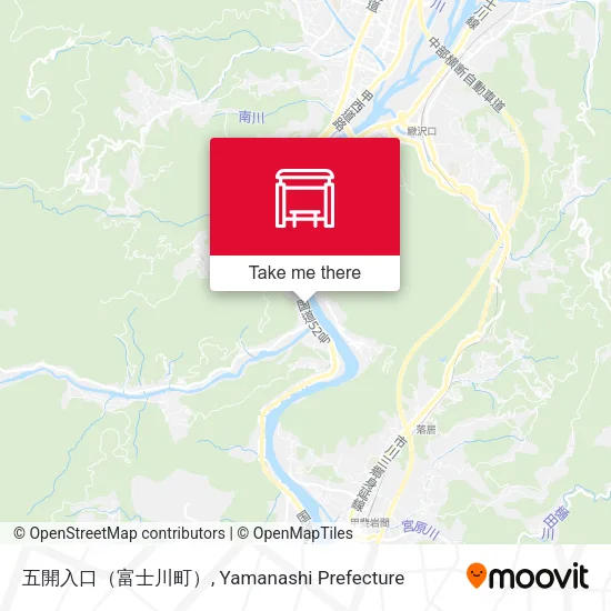 五開入口（富士川町） map