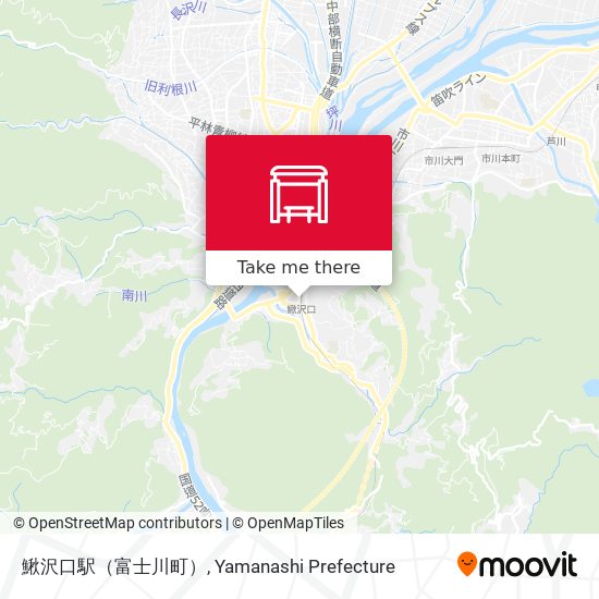 鰍沢口駅（富士川町） map