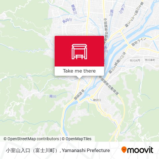 小室山入口（富士川町） map