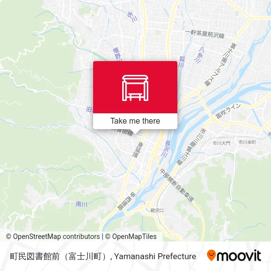 町民図書館前（富士川町） map