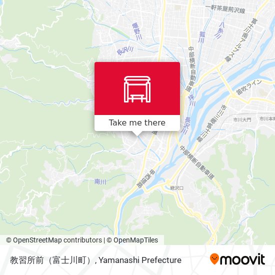 教習所前（富士川町） map