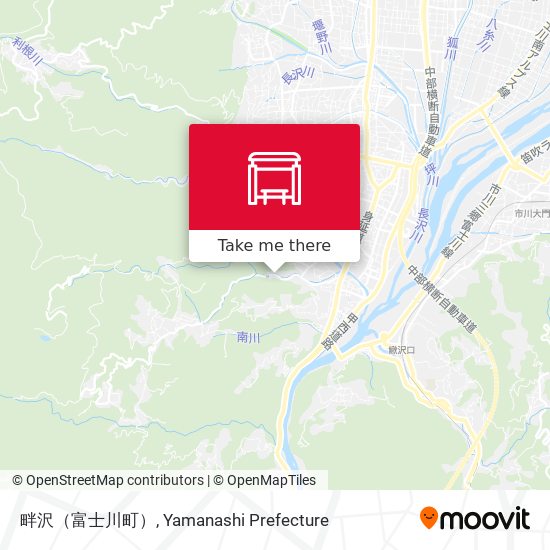 畔沢（富士川町） map