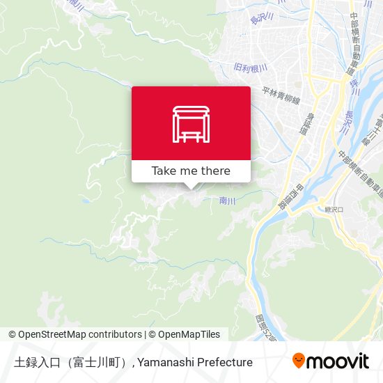 土録入口（富士川町） map