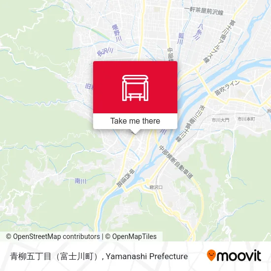 青柳五丁目（富士川町） map