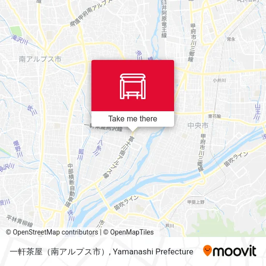一軒茶屋（南アルプス市） map