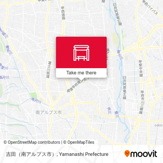 吉田（南アルプス市） map