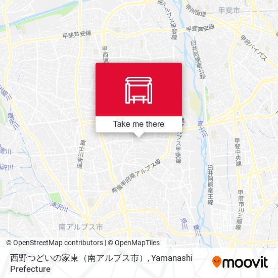 西野つどいの家東（南アルプス市） map