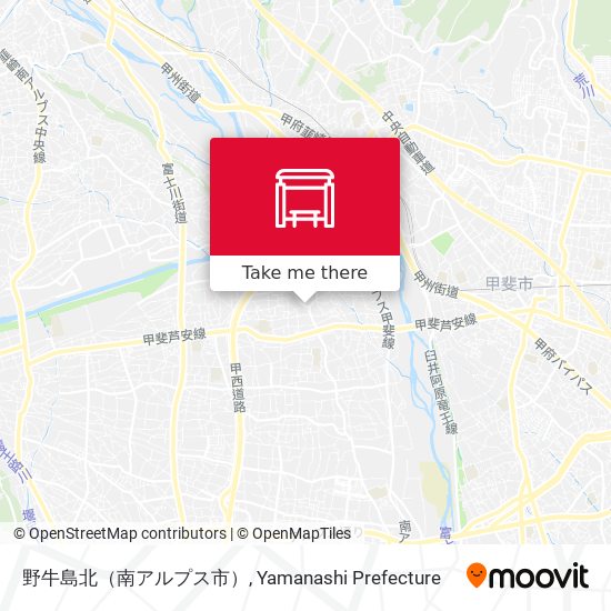 野牛島北（南アルプス市） map