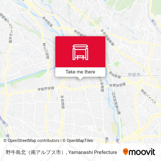 野牛島北（南アルプス市） map
