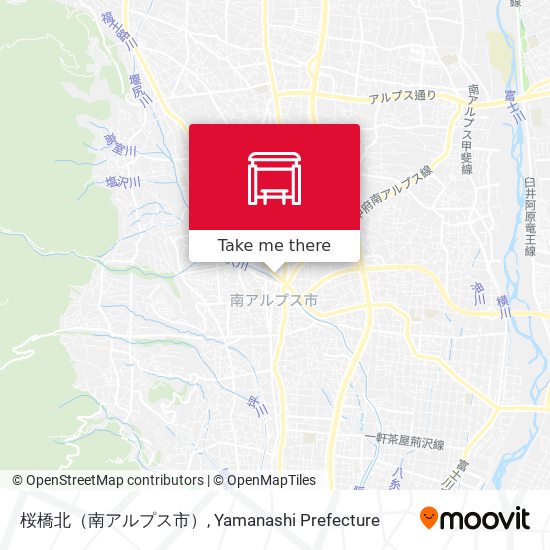 桜橋北（南アルプス市） map