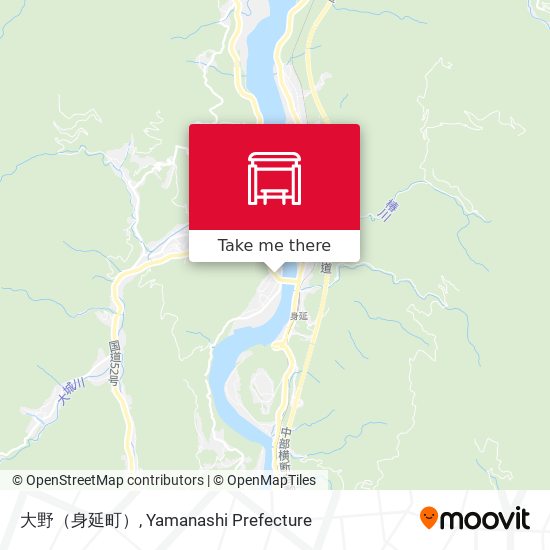 大野（身延町） map