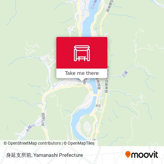 身延支所前 map