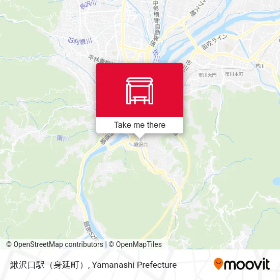 鰍沢口駅（身延町） map