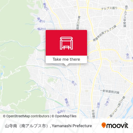 山寺南（南アルプス市） map