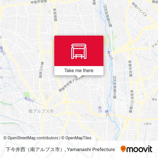 下今井西（南アルプス市） map